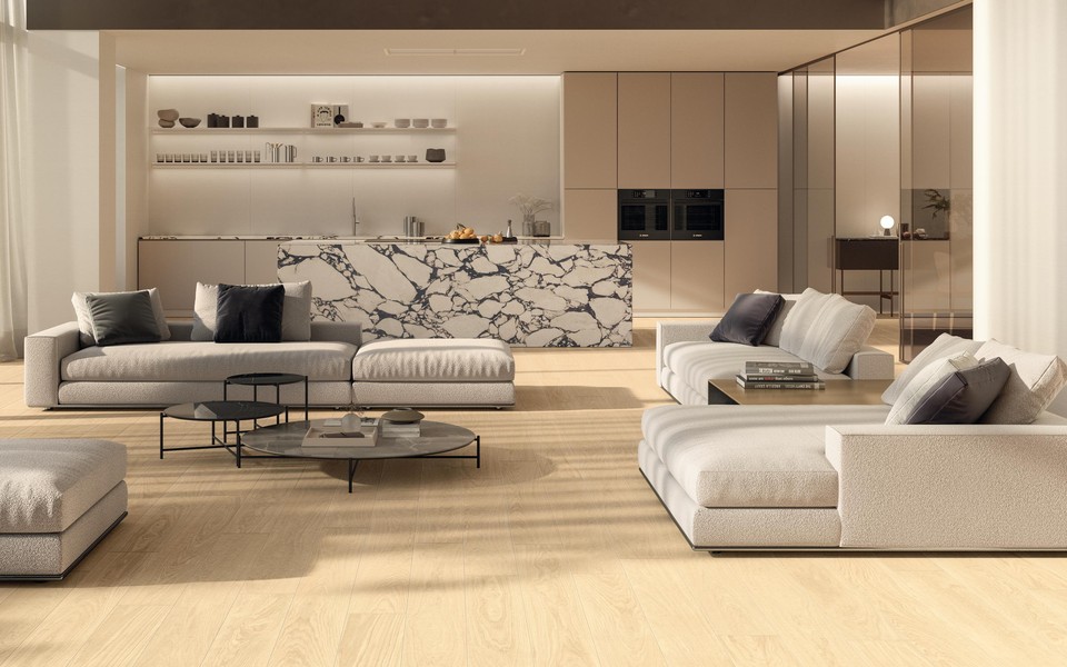 White Flamed Matt Sensitech 20x120